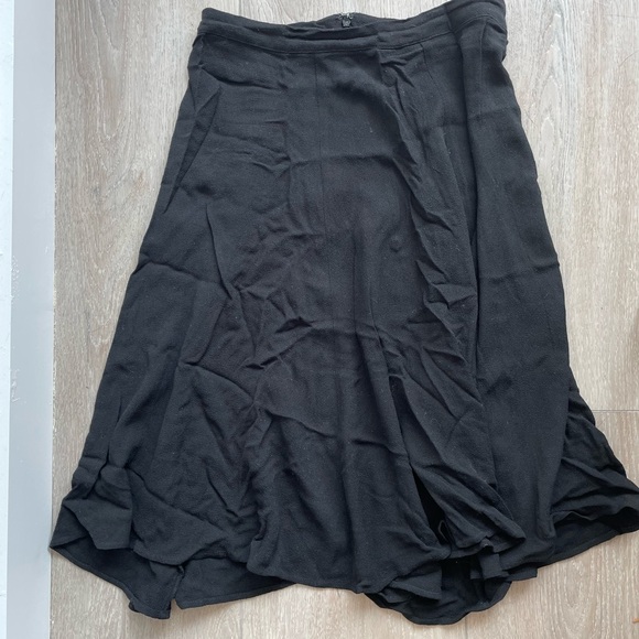 Reformation Mid Length Black Skirt - Picture 1 of 4